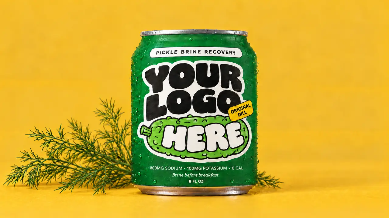 Your logo here. Dill recovery in a small can.